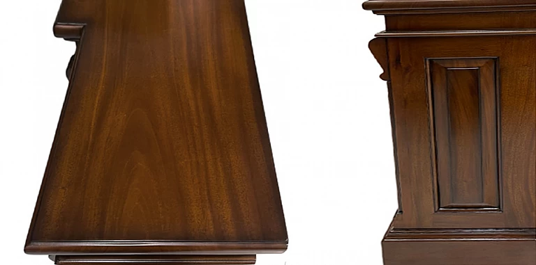 Βιβλιοθήκη χαμηλή μαόνι PREMIUM (MC06)-ΒΙΒΛΙΟΘΗΚΗ