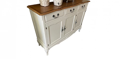 Μπουφές τραπεζαρίας σε εκρού πατίνα (9144S)