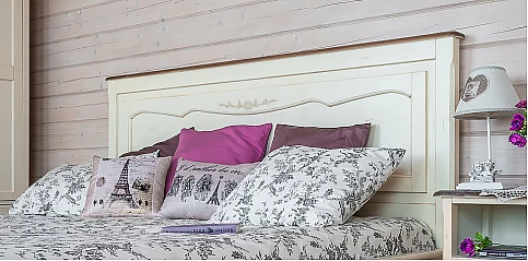 Κρεβάτι ξυλόγλυπτο shabby chic (12YL) (180Χ200) Κρεβάτι ξυλόγλυπτο shabby chic (12YL) (180Χ200)