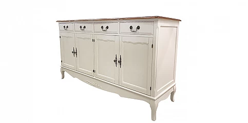 Μπουφές τραπεζαρίας σε εκρού πατίνα (9144) Μπουφές τραπεζαρίας σε εκρού πατίνα (9144)