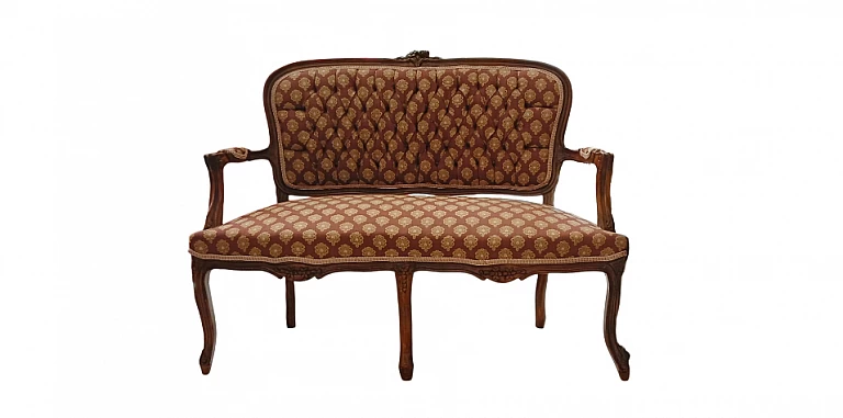 Κλασικό σαλονάκι Λουί Κένζ στυλ (1102) ΣΑΛΟΝΑΚΙ Louis XV
