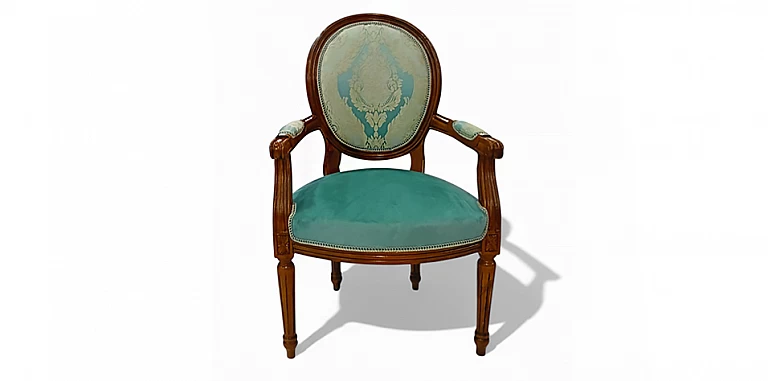 Πολυθρόνα κλασική σε Γαλλικό στυλ (1520A) ΠΟΛΥΘΡΟΝΕΣ ΚΛΑΣΙΚΕΣ LOUIS XV