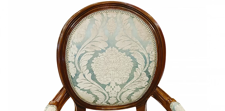 Πολυθρόνα κλασική σε Γαλλικό στυλ (1520B) ΠΟΛΥΘΡΟΝΕΣ ΚΛΑΣΙΚΕΣ LOUIS XV