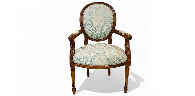 Πολυθρόνα κλασική σε Γαλλικό στυλ (1520B) ΠΟΛΥΘΡΟΝΕΣ ΚΛΑΣΙΚΕΣ LOUIS XV