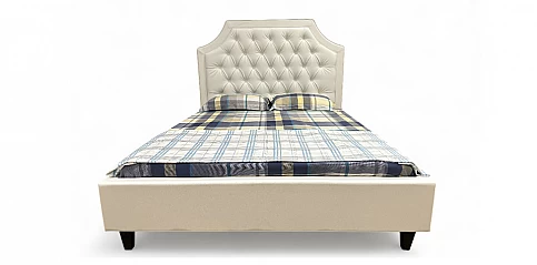 Κρεβάτι διπλό με καπιτονέ κεφαλάρι (K110AD) (160Χ200)