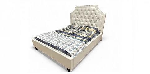 Κρεβάτι διπλό με καπιτονέ κεφαλάρι (K110AD) (160Χ200)