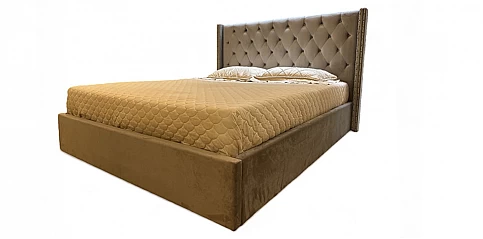 Κρεβάτι διπλό υφασμάτινο με αποθηκευτικό χώρο (CB426A)(160Χ200)