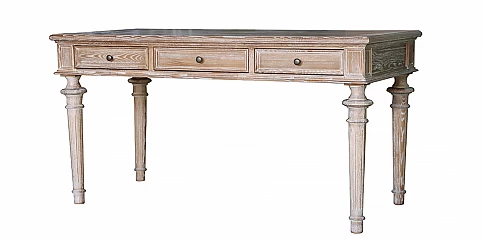 Γραφείο ρουστίκ σε φυσικό ξύλο (T204)