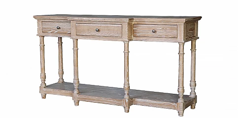 Κονσόλα ρουστίκ σε φυσικό ξύλο (T351)