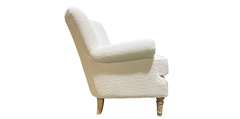 Πολυθρόνα σαλονιού σε μπουκλέ ύφασμα (1601) ΠΟΛΥΘΡΟΝΕΣ / ΜΠΕΡΖΕΡΕΣ