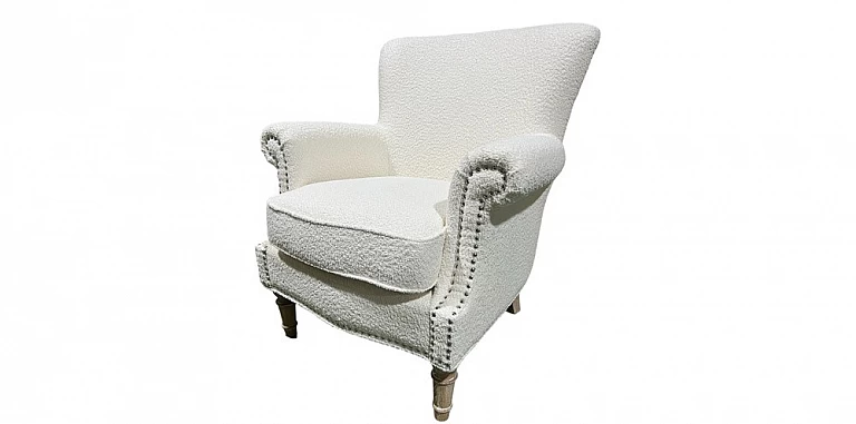 Πολυθρόνα σαλονιού σε μπουκλέ ύφασμα (1601) ΠΟΛΥΘΡΟΝΕΣ / ΜΠΕΡΖΕΡΕΣ