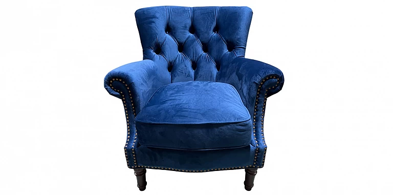 Πολυθρόνα σαλονιού χειροποίητη με καπιτονέ πλάτη (1667K) ΠΟΛΥΘΡΟΝΕΣ / ΜΠΕΡΖΕΡΕΣ