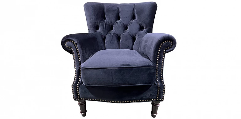 Πολυθρόνα σαλονιού χειροποίητη με καπιτονέ πλάτη (1629K) ΠΟΛΥΘΡΟΝΕΣ / ΜΠΕΡΖΕΡΕΣ