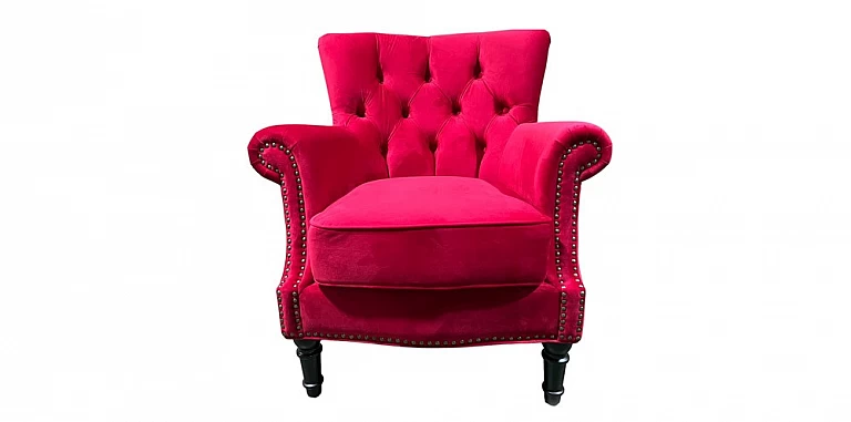 Πολυθρόνα σαλονιού χειροποίητη με καπιτονέ πλάτη (1612K) ΠΟΛΥΘΡΟΝΕΣ / ΜΠΕΡΖΕΡΕΣ