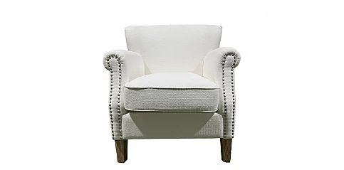 Πολυθρόνα σαλονιού σε βαμβακερό ύφασμα (1405)