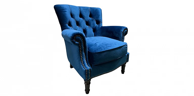 Πολυθρόνα σαλονιού χειροποίητη με καπιτονέ πλάτη (1667K) ΠΟΛΥΘΡΟΝΕΣ / ΜΠΕΡΖΕΡΕΣ