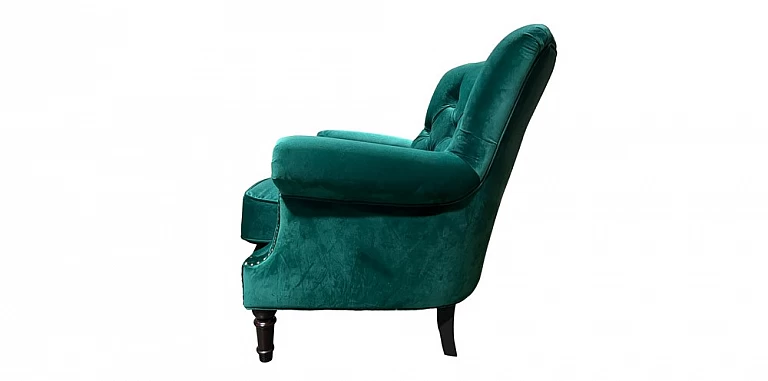 Πολυθρόνα σαλονιού χειροποίητη με καπιτονέ πλάτη (1642K) ΠΟΛΥΘΡΟΝΕΣ / ΜΠΕΡΖΕΡΕΣ