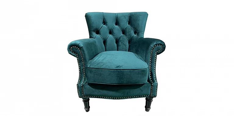 Πολυθρόνα σαλονιού χειροποίητη με καπιτονέ πλάτη (1643K) ΠΟΛΥΘΡΟΝΕΣ / ΜΠΕΡΖΕΡΕΣ