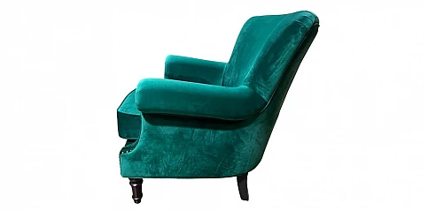 Πολυθρόνα σαλονιού σε ματ βελούδο (1642)