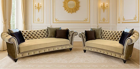 Σαλόνι κουρμπέ σε βελούδο (733X,732X)