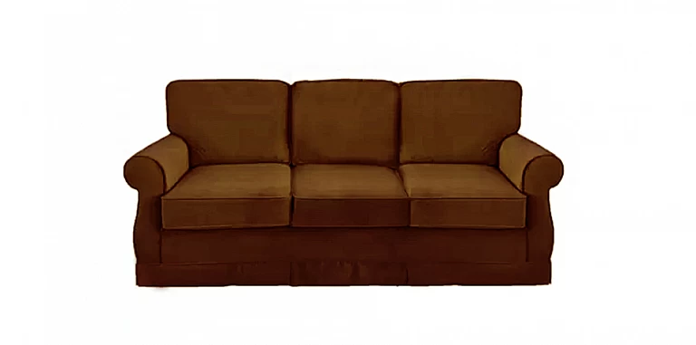 Τριθέσιος καναπές τερακότα σε βελούδο (33353) ΤΡΙΘΕΣΙΟΣ ΚΑΝΑΠΕΣ