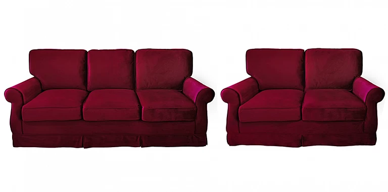 Σετ σαλόνι χειροποίητο σε γυαλιστερό βελούδο (J7313-J7312)-ΣΑΛΟΝΙΑ ΥΦΑΣΜΑΤΙΝΑ