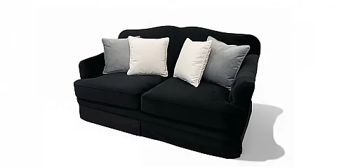 Σαλόνι σετ 2θέσιος και 3θέσιος καναπές μαύρος (1532M,1533M)