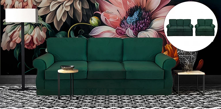 Σετ σαλόνι χειροποίητο σε βελούδο (33433-33432)-ΣΑΛΟΝΙΑ ΥΦΑΣΜΑΤΙΝΑ