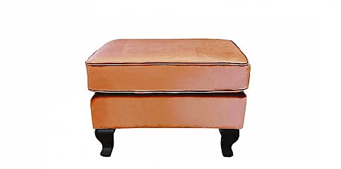 Σκαμπό υποπόδιο χαμηλό σε γυαλιστερό βελούδο (MJ77I)