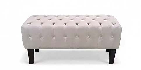 Ταμπουρέ-σκαμπό σε ματ βελούδο (LM02L)