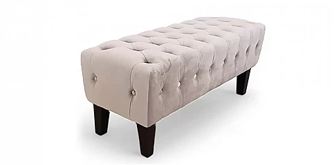 Ταμπουρέ-σκαμπό σε ματ βελούδο (LM02L)