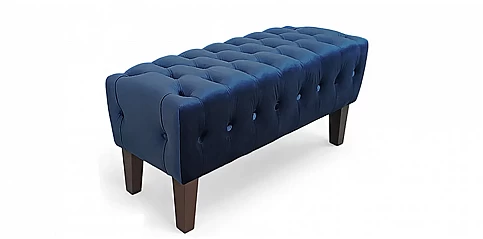 Ταμπουρέ-σκαμπό σε γυαλιστερό βελούδο (MJ36L)