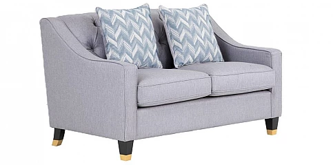 Διθέσιος Καναπές Καπιτονέ Αγγλικού Σχεδιασμού (5112)