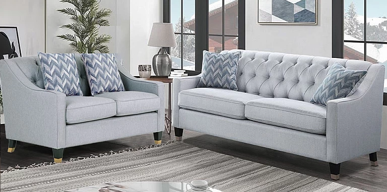 Σετ Καναπέδων 2θέσιος & 3θέσιος Αγγλικού Σχεδιασμού (5333,5332)-ΣΑΛΟΝΙΑ ΥΦΑΣΜΑΤΙΝΑ