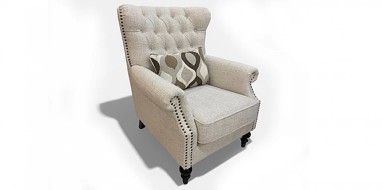 Πολυθρόνα Σαλονιού Μπερζέρα με Ψηλή Πλάτη και Καπιτονέ Σχέδιο (5331B) ΠΟΛΥΘΡΟΝΕΣ / ΜΠΕΡΖΕΡΕΣ