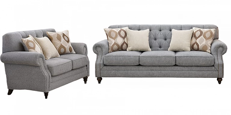 Σετ Καναπέδων 2θέσιος & 3θέσιος Αγγλικού Σχεδιασμού (5333G,5332G)-ΣΑΛΟΝΙΑ ΥΦΑΣΜΑΤΙΝΑ