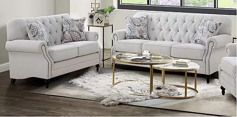 Σετ Καναπέδων 2θέσιος & 3θέσιος Αγγλικού Σχεδιασμού (5333,5332)