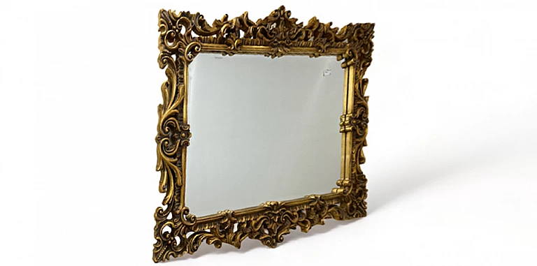 Καθρέφτης κλασικός με σκάλισμα σε χρυσό (0001)-ΔΙΑΚΟΣΜΗΤΙΚΟΙ ΚΑΘΡΕΦΤΕΣ