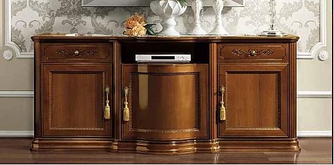 Έπιπλο τηλεόρασης Ιταλική καρυδιά TORRIANI (TORN)