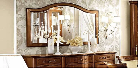 Καθρέφτης με χαρακτική ξύλου TORRIANI (TORI)