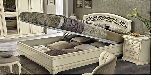 Κρεβάτι υπέρδιπλο με αποθηκευτικό χώρο BOTTICELLI (TOΑ2)