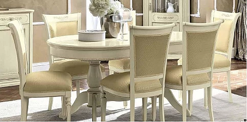 Καρέκλα τραπεζαρίας σε εκρού φινίρισμα TORRIANI AVORIO (TORA)