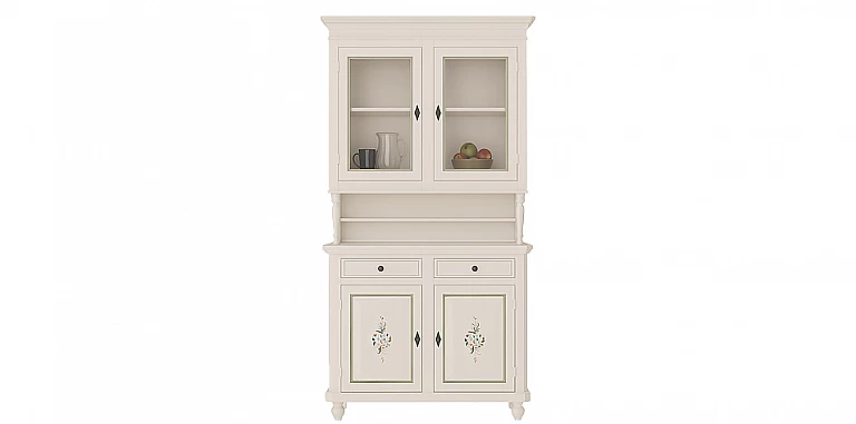 Μπουφές βιτρίνα country (0499) ΒΙΤΡΙΝΑ