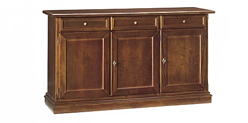 Μπουφές με τρεις πόρτες ξύλινος (382I)