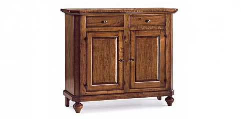 Μπουφές διπλός σε λούστρο καρυδιάς (511I)