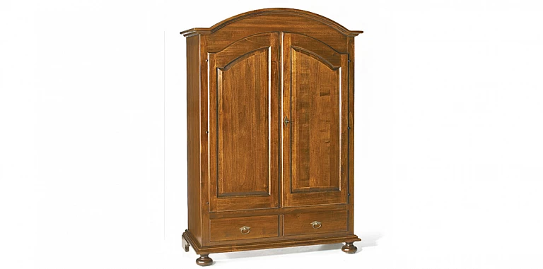 Ντουλάπα ξύλινη δίφυλλη (245Ι) ΝΤΟΥΛΑΠΕΣ