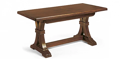 Τραπέζι τραπεζαρίας με διπλή βάση ανοιγόμενο (485I)