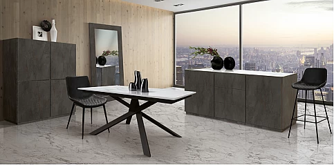 Μοντέρνο τραπέζι τραπεζαρίας επεκτεινόμενο (1765)