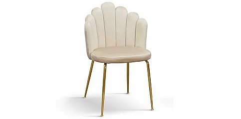 Μοντέρνα καρέκλα με επένδυση βελούδου και χρυσά πόδια (2035) Μοντέρνα καρέκλα με επένδυση βελούδου και χρυσά πόδια (2035)