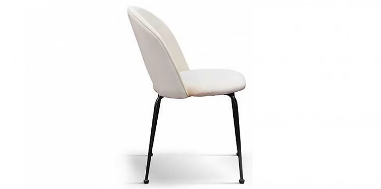 Μοντέρνα καρέκλα με επένδυση βελούδου και μεταλλικά πόδια (2073)-ΜΟΝΤΕΡΝΕΣ ΚΑΡΕΚΛΕΣ 